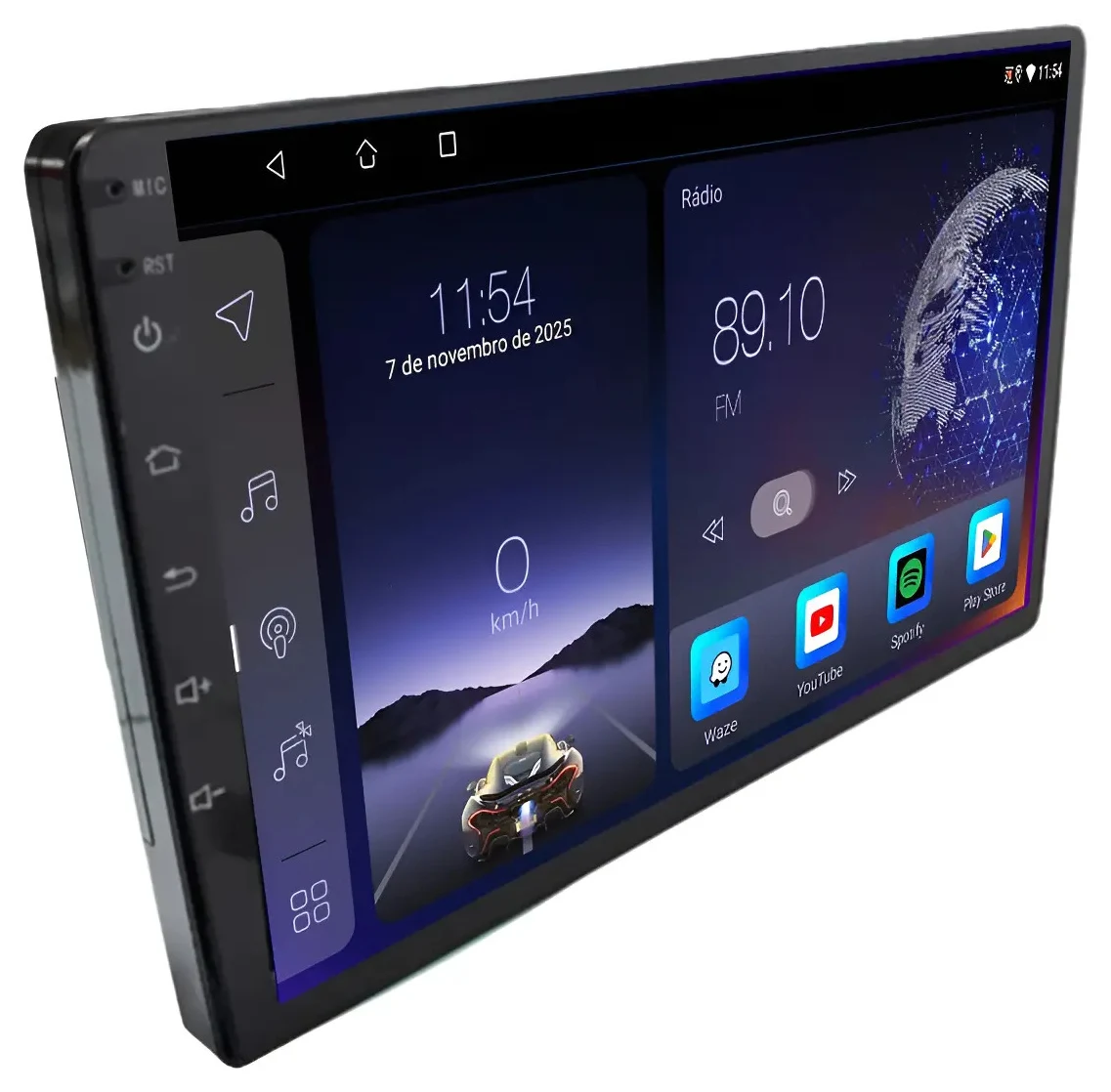 Multimídia ADAK 10" 2GB/64GB Quadcore