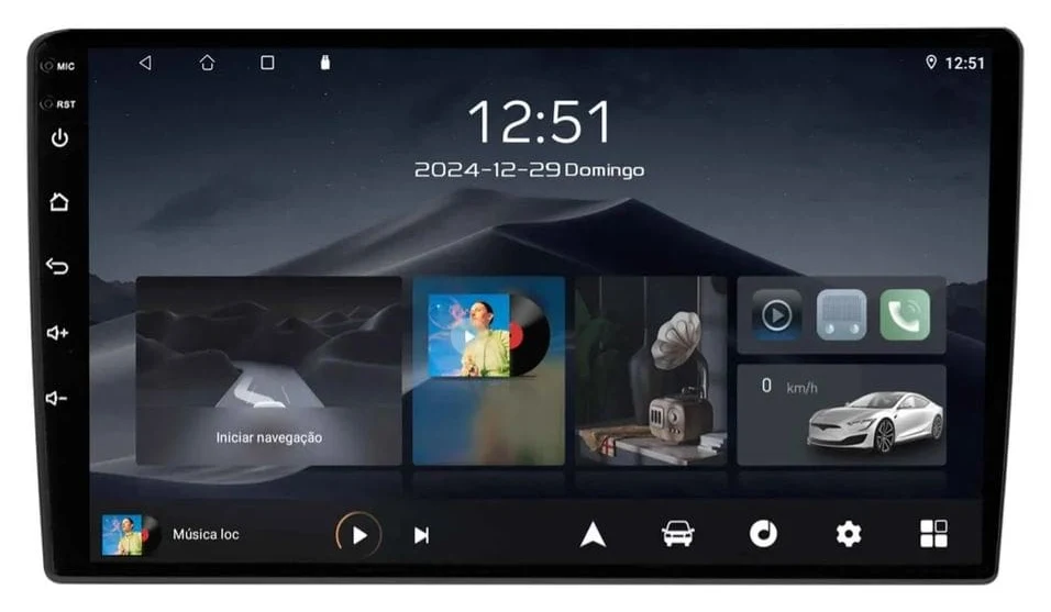 Multimídia ADAK 9" 2GB/64GB Quadcore